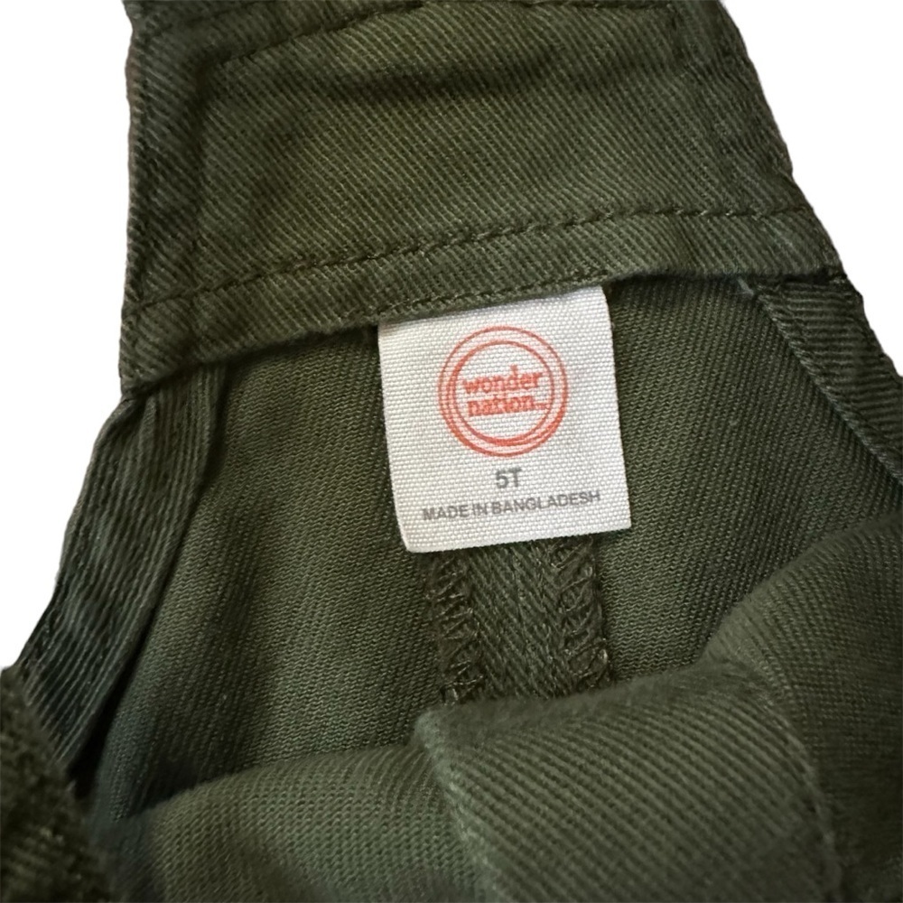 Wonder Nation Denim Overall Dress Set Size 5T - Picture 6 of 6